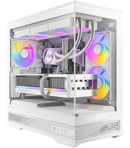 ホワイト RGBファン付き ミドルタワーケース Amazon | NX416L White [ATX ミドルタワーケース NX416L WHITE 160mm